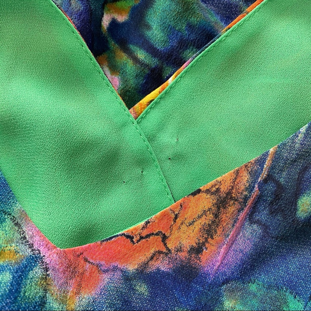 Suzi Chin for Maggy Boutique Watercolor Dress - Picture 7 of 7